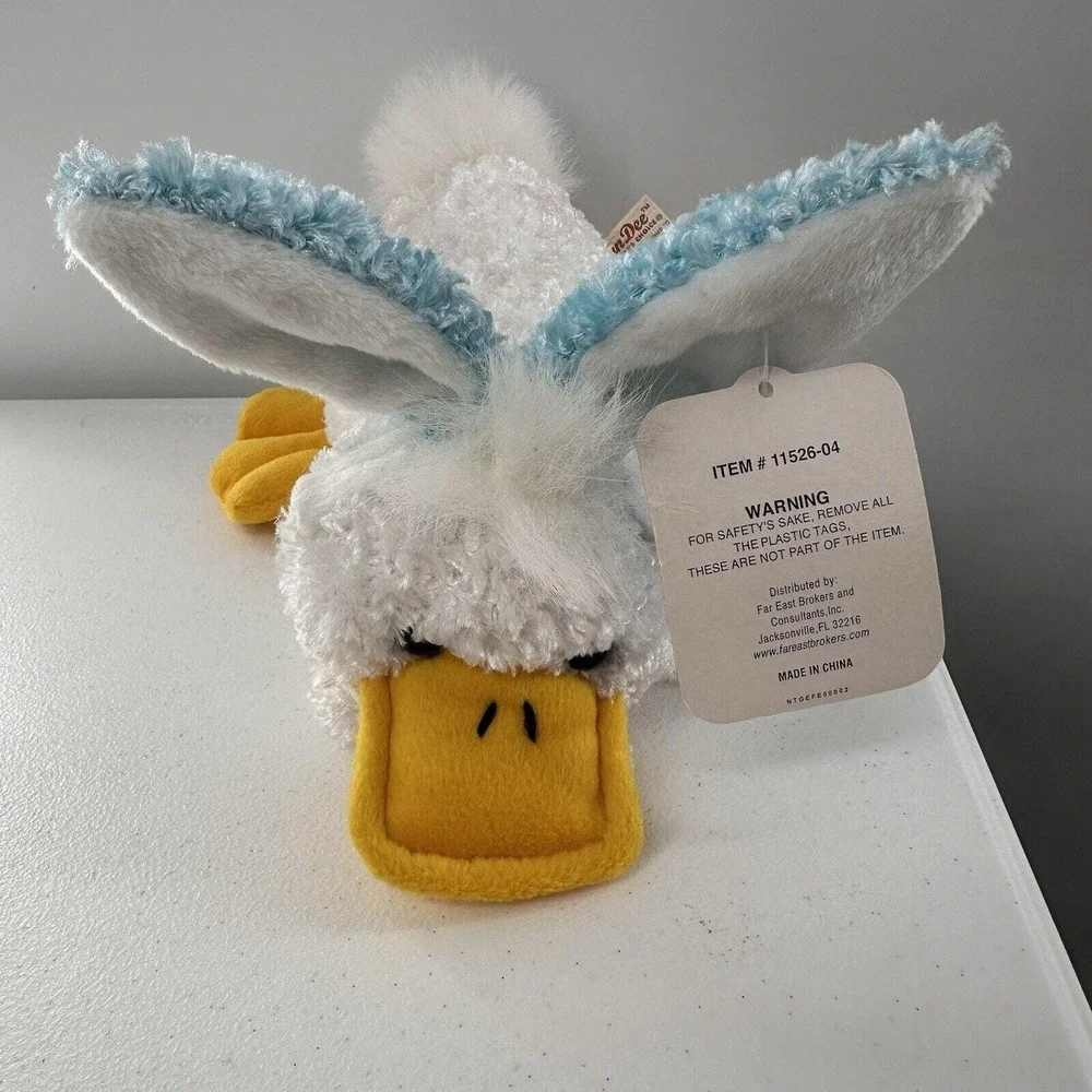 Dan Dee Collectors Choice Plush Duck Bunny‎ Ears 12